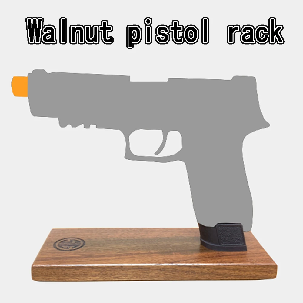 Walnut Solid Wood Pistol Rack Soft Bullet Simulation Gun Tactical Bracket Launcher Arms Display Stand For M18 P99 Vp9 G17 1911
Walnut Solid Wood Pistol Rack Soft Bullet Simulation Gun Tactical Bracket Launcher Arms Display Stand For M18 P99 Vp9 G17 1911