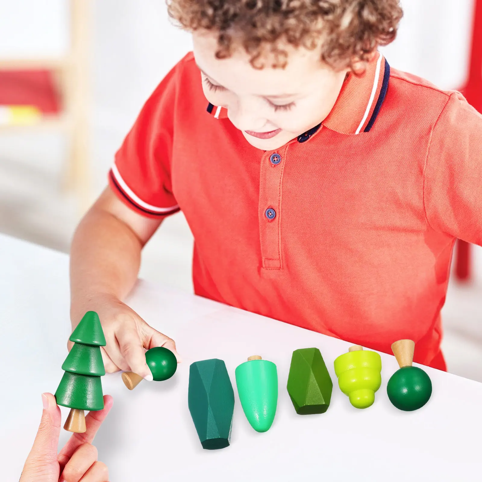 1 Set Mini Forest Tree Educational Wooden Playthings Toddlers Preschool Early Learning Colorful Stacking Blocks Development
1 Set Mini Forest Tree Educational Wooden Playthings Toddlers Preschool Early Learning Colorful Stacking Blocks Development