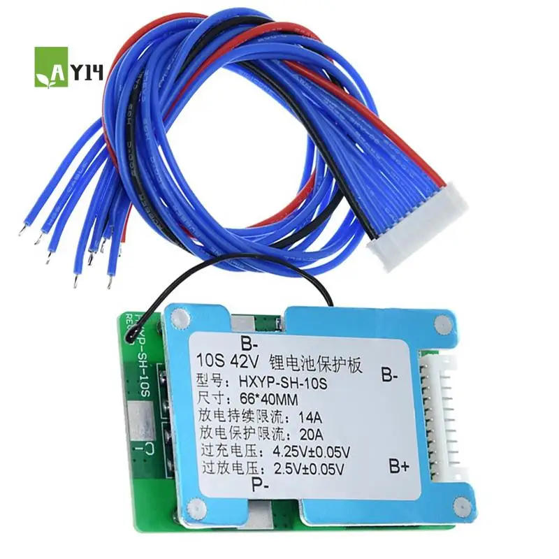 AY14-10S 42V 15A для BMS Polymer Cell 18650, плата защиты литиевой батареи с балансом, встроенный контроль температуры
AY14-10S 42V 15A для BMS Polymer Cell 18650, плата защиты литиевой батареи с балансом, встроенный контроль температуры