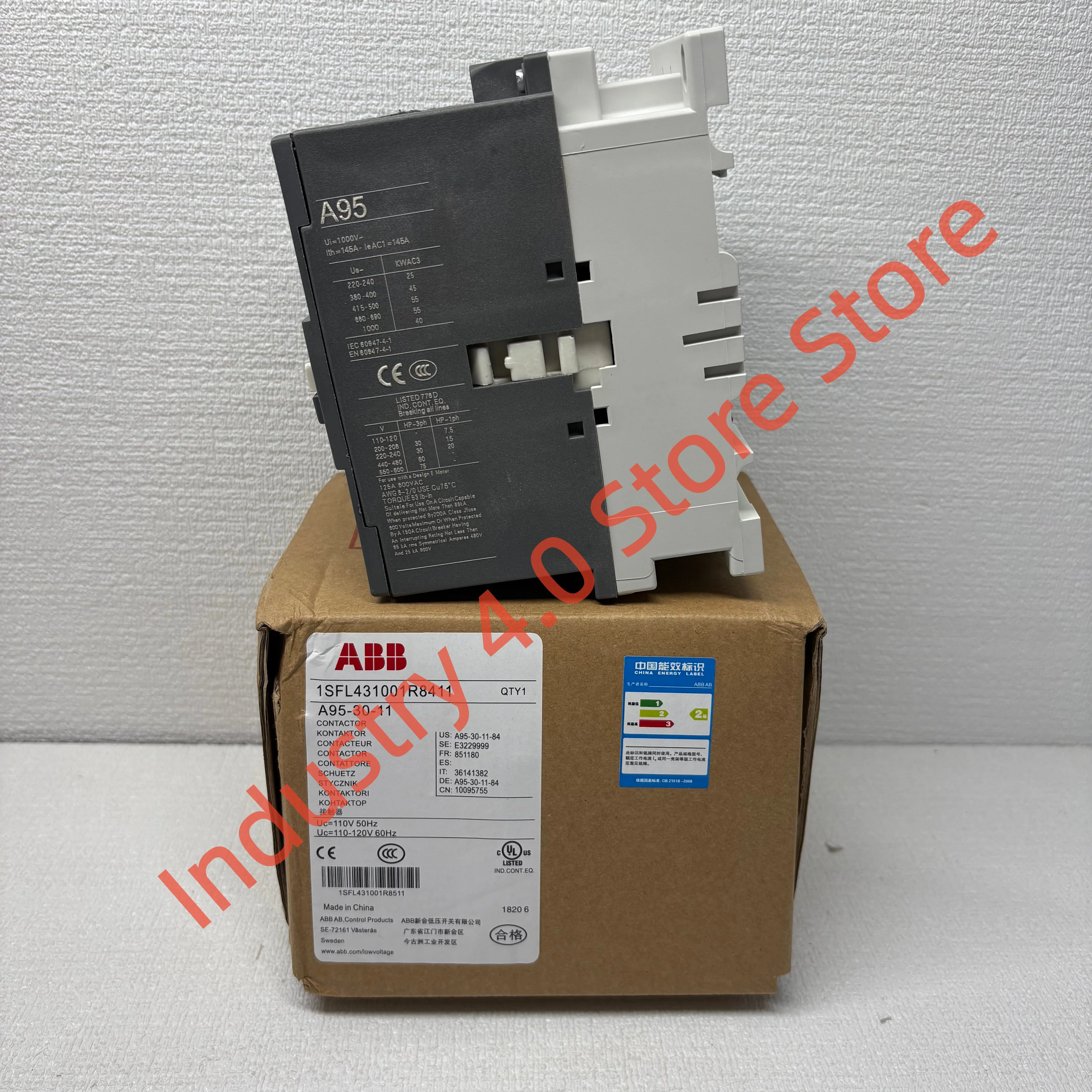 Контактор A95-30-11 110V 1SFL431001R8411, 100% новый
Контактор A95-30-11 110V 1SFL431001R8411, 100% новый