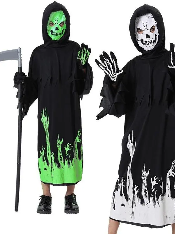 Halloween Reaper Dress Party Clothes Death God Costume Scythe Women's Traditional Chinese Costume Stage Performance Outfit
Halloween Reaper Dress Party Clothes Death God Costume Scythe Women's Traditional Chinese Costume Stage Performance Outfit