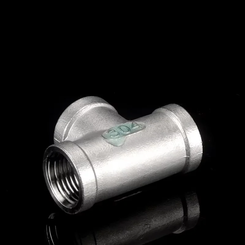 Equal T-shape 3way 1/8"1/4"3/8"1/2"3/4"1" 1.2"1.5"2"2.5"3"4"Male/Female Thread Connector Pipe Fitting Adapter 304 SUS Tee Joint 
Equal T-shape 3way 1/8"1/4"3/8"1/2"3/4"1" 1.2"1.5"2"2.5"3"4"Male/Female Thread Connector Pipe Fitting Adapter 304 SUS Tee Joint