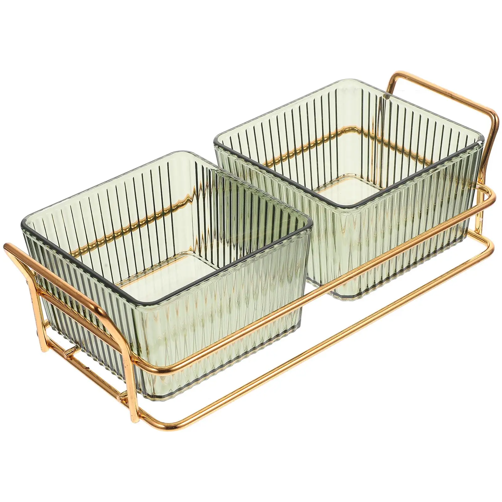 Fruits Holder Snack Plate Divided Food 2 Compartments Golden St Green Tray Easy Clean Kitchen Fruit Dish Household Serveware
Fruits Holder Snack Plate Divided Food 2 Compartments Golden St Green Tray Easy Clean Kitchen Fruit Dish Household Serveware