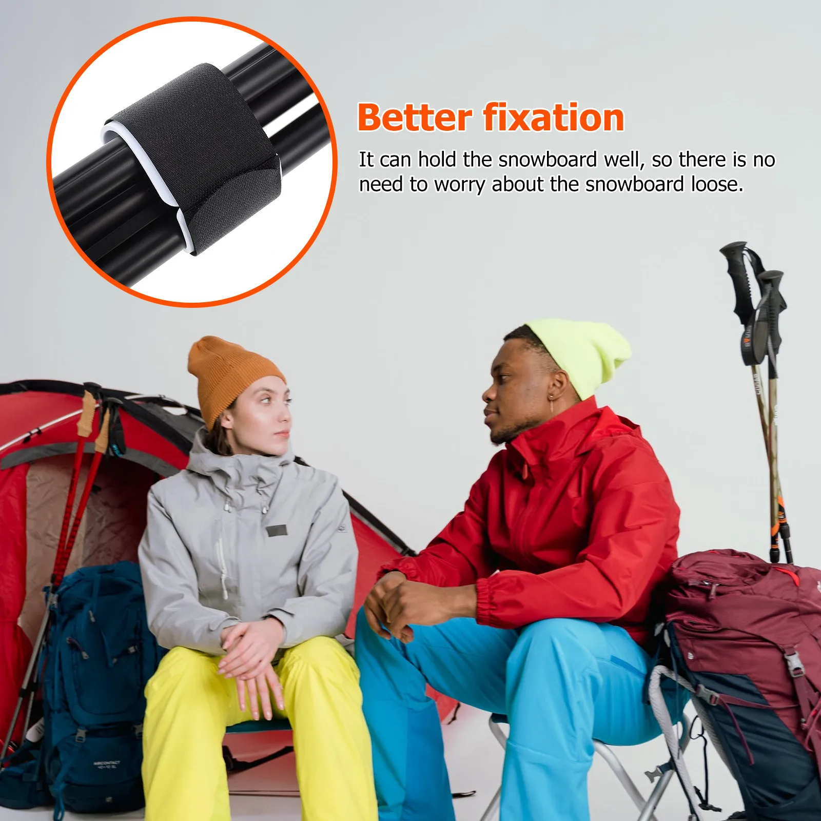 4Pcs High Grade Nylon Ski Fixing Band Versatile Snowboard Strap for Easy Carrying Skis Sled Outdoor Adventure Winter Sports
4Pcs High Grade Nylon Ski Fixing Band Versatile Snowboard Strap for Easy Carrying Skis Sled Outdoor Adventure Winter Sports