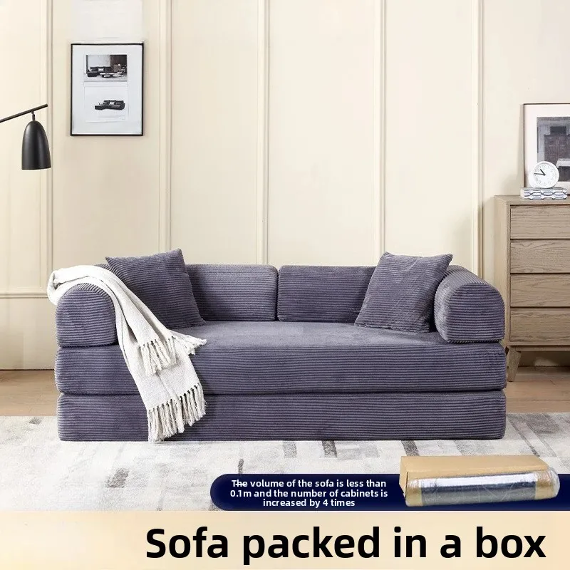 Modern Compressed Folding Sofa Bed Boneless Couches Multifunctional Dual-purpose Fabric High-density Living Room Lazy Sofa
Modern Compressed Folding Sofa Bed Boneless Couches Multifunctional Dual-purpose Fabric High-density Living Room Lazy Sofa
