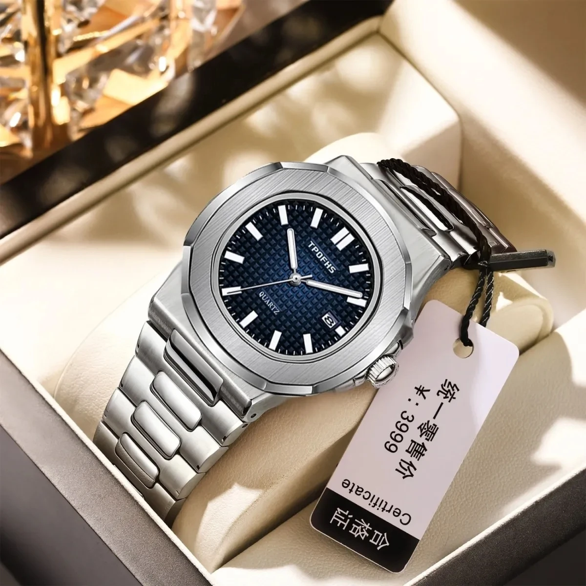 Luxe Horloge Business 30M Waterdichte Mannelijke Klok Lichtgevende Datum Roestvrij Stalen Vierkante Quartz Mannen Horloge Reloj
Luxe Horloge Business 30M Waterdichte Mannelijke Klok Lichtgevende Datum Roestvrij Stalen Vierkante Quartz Mannen Horloge Reloj