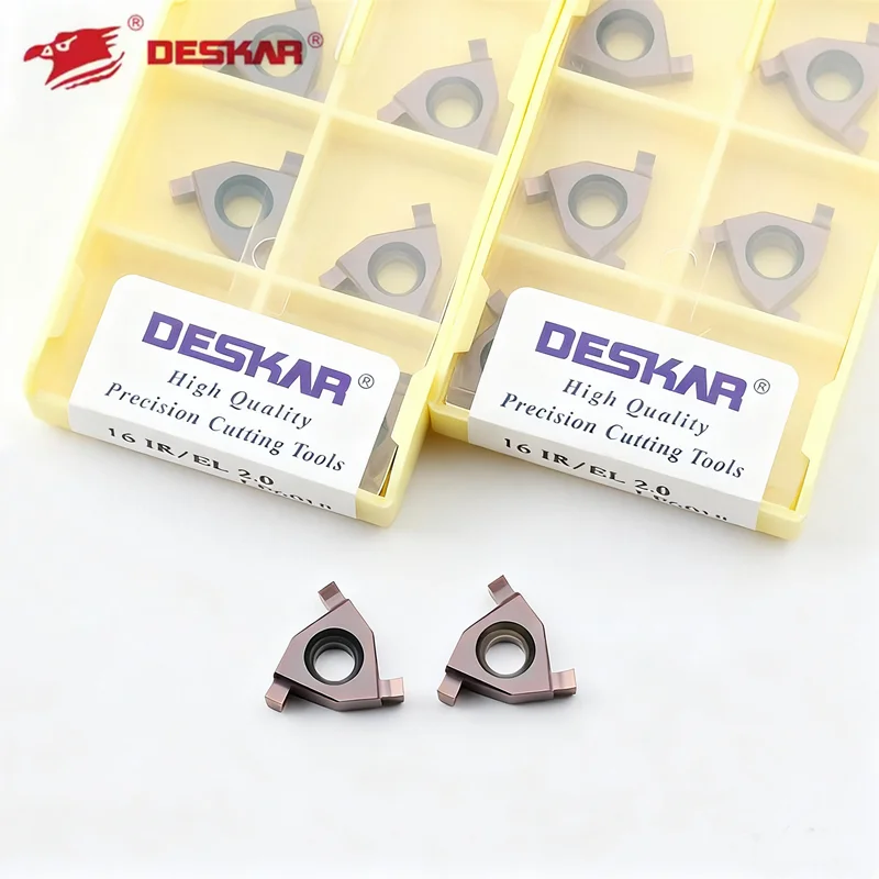 Deskar 100% Original 16Er/Il 16Ir/El 0.7-3.0 Lf6018 Grooving Inserts Numerical Control Lathe Cutter Inserts for Stainless Steel
Deskar 100% Original 16Er/Il 16Ir/El 0.7-3.0 Lf6018 Grooving Inserts Numerical Control Lathe Cutter Inserts for Stainless Steel
