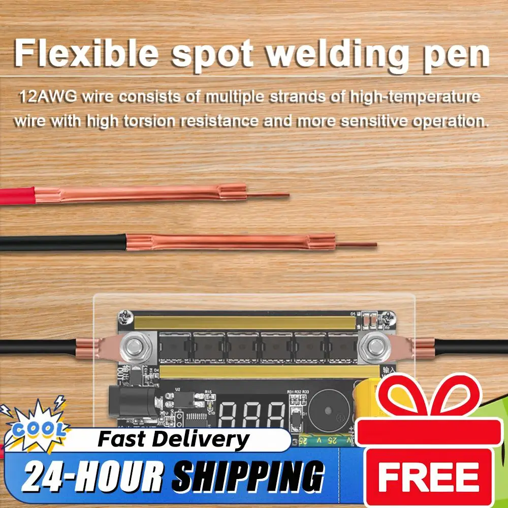 GX591 DIY Spot Welder Set 99 Gears Adjustable 12V Spot Welder Control Board with Automatically Trigger Welding for 18650 Battery
GX591 DIY Spot Welder Set 99 Gears Adjustable 12V Spot Welder Control Board with Automatically Trigger Welding for 18650 Battery