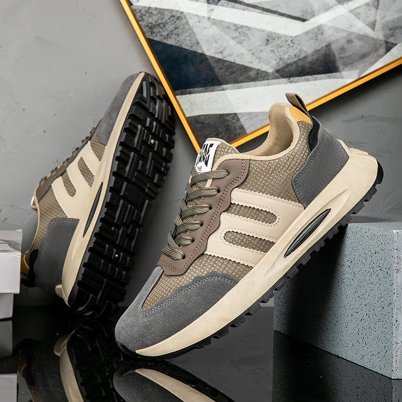Men's Shoes 2025 Spring New Men's Running Sports Casual Shoes Trend All Matching Thick Soles and Elevating Shoes
Men's Shoes 2025 Spring New Men's Running Sports Casual Shoes Trend All Matching Thick Soles and Elevating Shoes
