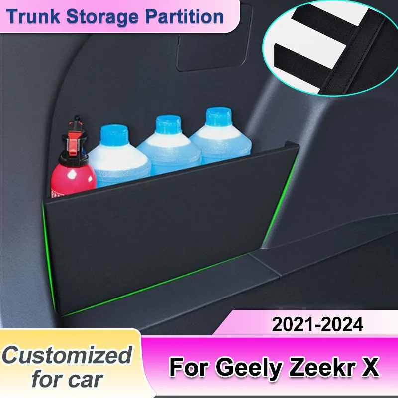 Для Geely Zeekr X 2021 ~ 2024 2023 автомобильный багажник, перегородка для хранения, боковые детали для хранения, инструменты, сортировка задней части, автомобильные аксессуары для интерьера
Для Geely Zeekr X 2021 ~ 2024 2023 автомобильный багажник, перегородка для хранения, боковые детали для хранения, инструменты, сортировка задней части, автомобильные аксессуары для интерьера