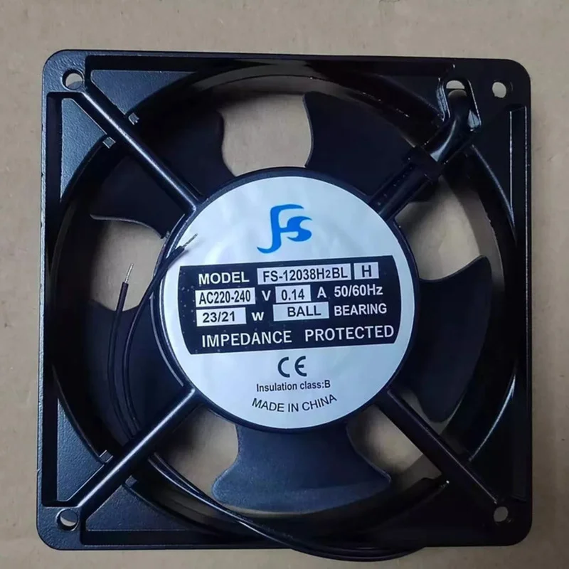 Новый вентилятор охлаждения M New FS FS-12038H2BL H AC220-240V 0.14A 23/21W, 2-проводной # QW
Новый вентилятор охлаждения M New FS FS-12038H2BL H AC220-240V 0.14A 23/21W, 2-проводной # QW