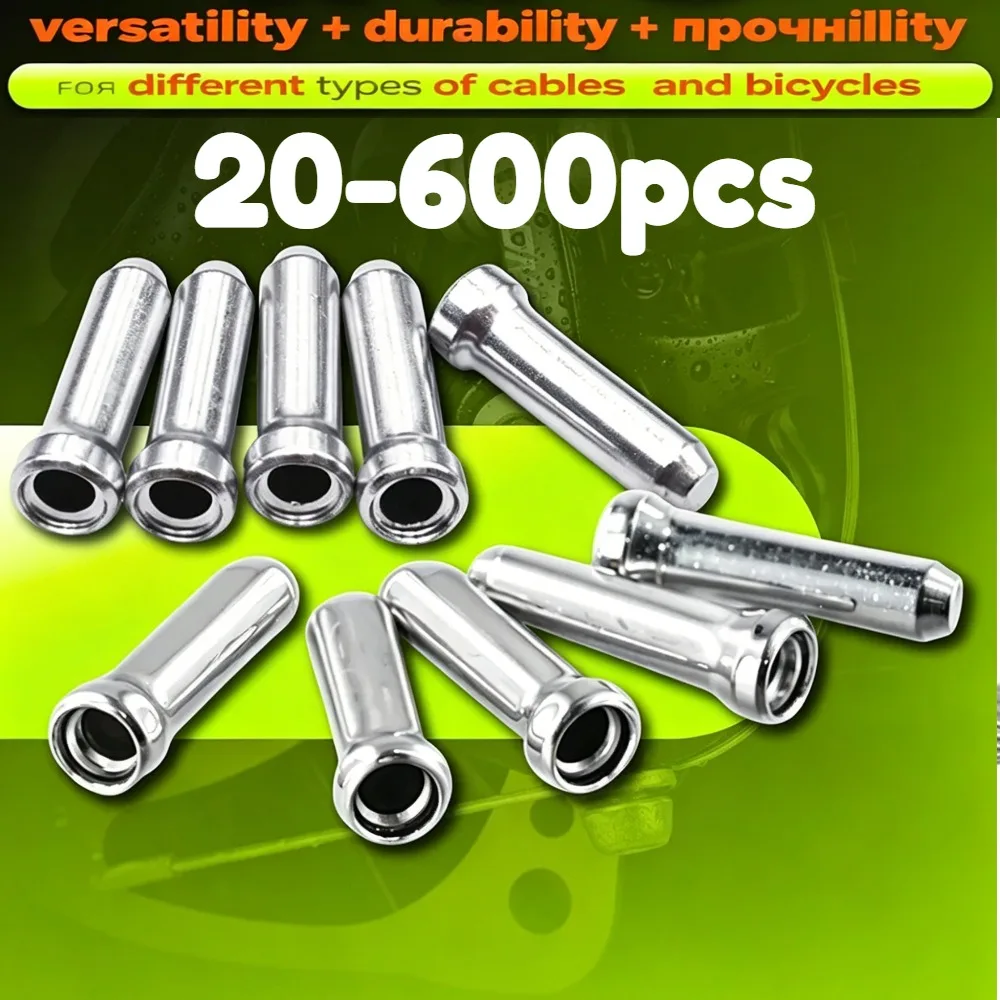 20-600pcs Bike Cable End Fitting Aluminum Alloy Cable End Caps Bicycle Brake Derailleur Shifter Caps Crimps Tips Cycling Parts
20-600pcs Bike Cable End Fitting Aluminum Alloy Cable End Caps Bicycle Brake Derailleur Shifter Caps Crimps Tips Cycling Parts