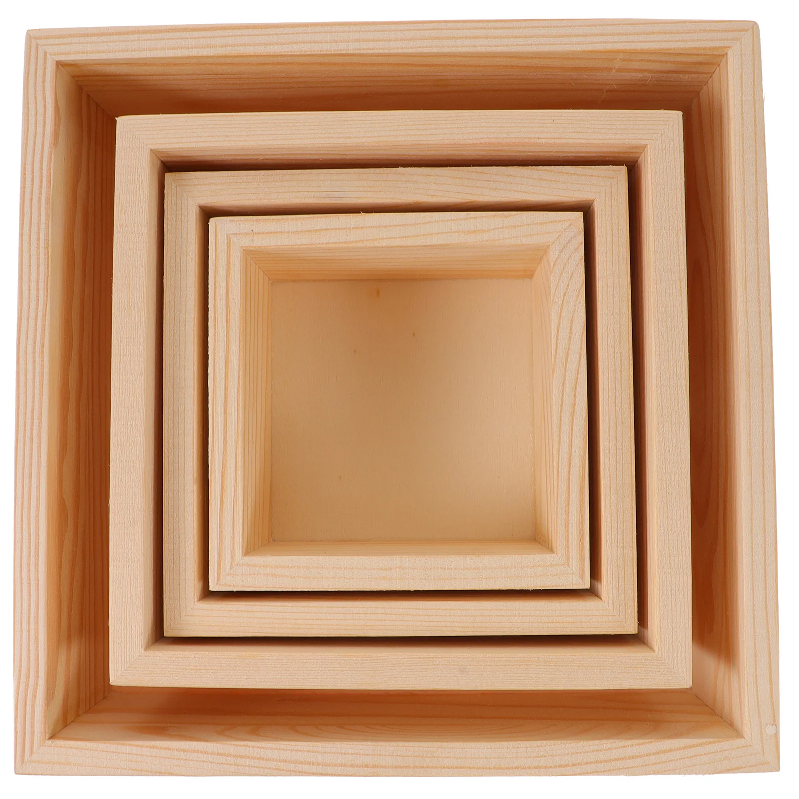 4Pcs Unpainted Wooden Boxes Multi-Function Organizer Storage Container for Accessories Wooden Display Box Craft Storage Box
4Pcs Unpainted Wooden Boxes Multi-Function Organizer Storage Container for Accessories Wooden Display Box Craft Storage Box