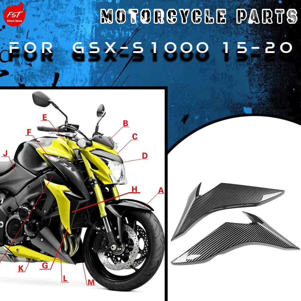 Carbon Fiber Pattern Left Right Radiator Side Fairing Water Tank Guard Cover Modified Parts Fit GSX-S1000 2015-2020
Carbon Fiber Pattern Left Right Radiator Side Fairing Water Tank Guard Cover Modified Parts Fit GSX-S1000 2015-2020