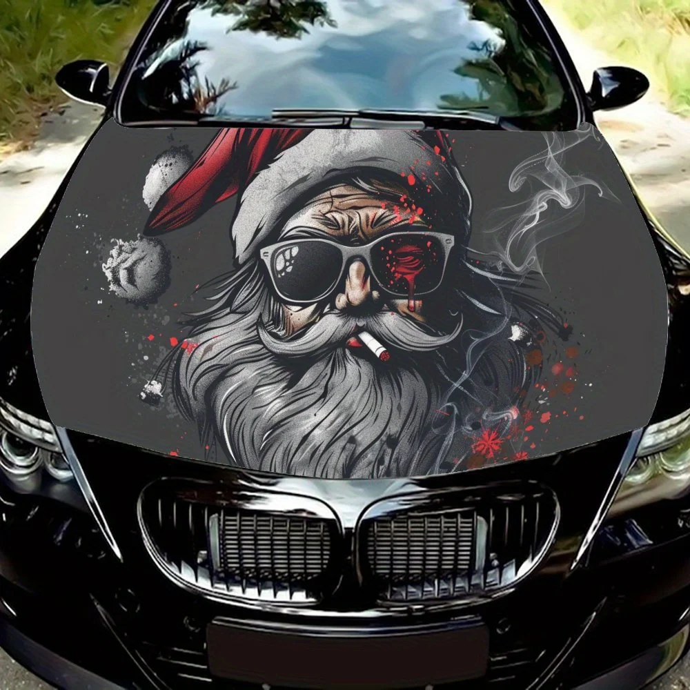 Santa Smoking Car Hood Sticker PVC Self Waterproof Stick, Striking Auto Exterior Accessories Decor Protect Gift for Car Lover
Santa Smoking Car Hood Sticker PVC Self Waterproof Stick, Striking Auto Exterior Accessories Decor Protect Gift for Car Lover