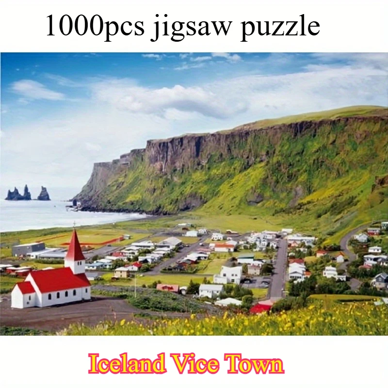 Adult 1000 Pieces Paper Puzzle Iceland Vice Town Jigsaw World Famous Landscape Home Decoration Wall Display
Adult 1000 Pieces Paper Puzzle Iceland Vice Town Jigsaw World Famous Landscape Home Decoration Wall Display