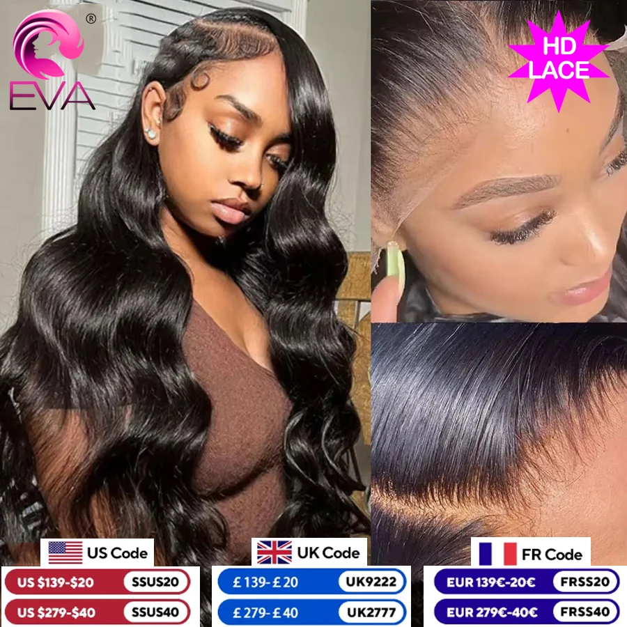 Eva Hair 13x6 HD Lace Frontal Wigs Body Wave Human Hair Wigs 5x5 HD Lace Closure Wig Ready to Wear Virgin Hair Lace Front Wigs
Eva Hair 13x6 HD Lace Frontal Wigs Body Wave Human Hair Wigs 5x5 HD Lace Closure Wig Ready to Wear Virgin Hair Lace Front Wigs