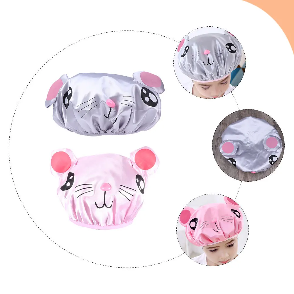 2pcs Kids Bath Caps Children Shower Hat Lightweight Portable Cartoon Sleep Hat For Toddler Reusable Hair Cap Bonnet Girls Ear
2pcs Kids Bath Caps Children Shower Hat Lightweight Portable Cartoon Sleep Hat For Toddler Reusable Hair Cap Bonnet Girls Ear
