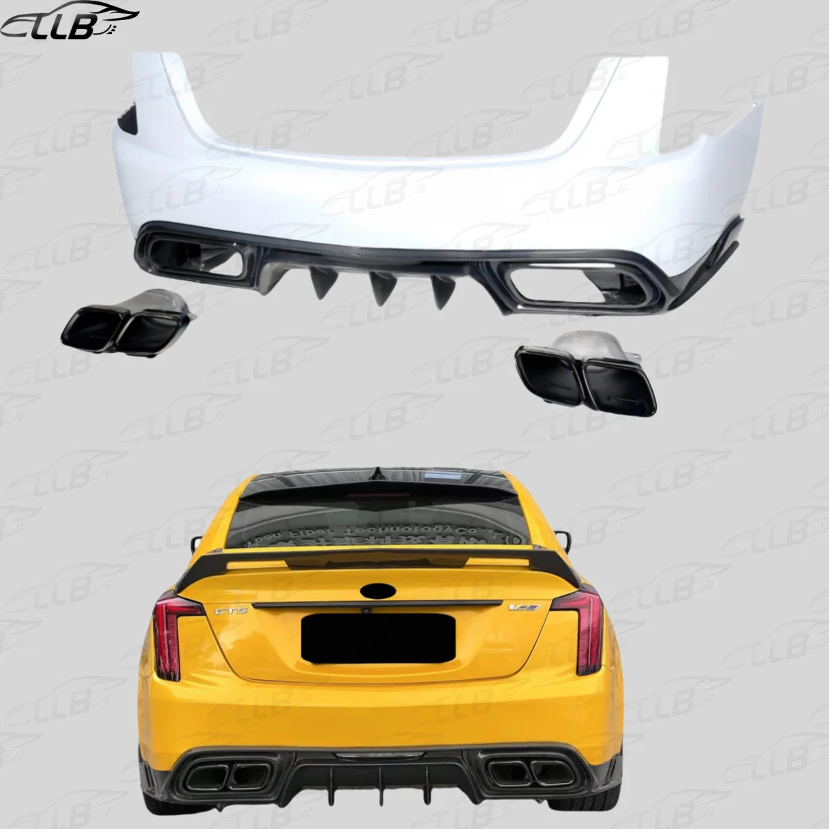 New Modification Custom Car Parts For Cadillac CT5 Modified Rear Bumper Carbon Fiber Tail Diffuser Back Lip
New Modification Custom Car Parts For Cadillac CT5 Modified Rear Bumper Carbon Fiber Tail Diffuser Back Lip