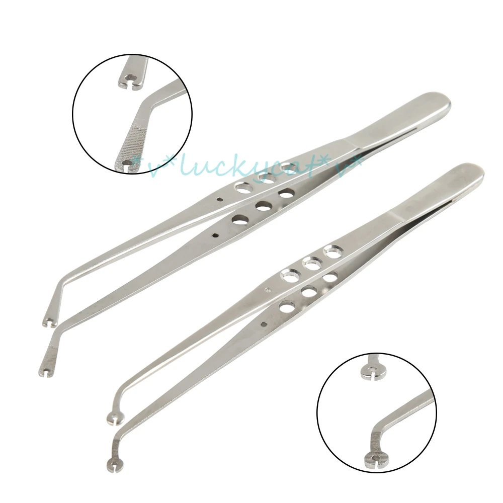 useful Stainless Steel Dental Surgical Suture Tweezers with Holes Dental Implant Suture Clamp Tweezers Oral Dental tool 2 Type
useful Stainless Steel Dental Surgical Suture Tweezers with Holes Dental Implant Suture Clamp Tweezers Oral Dental tool 2 Type