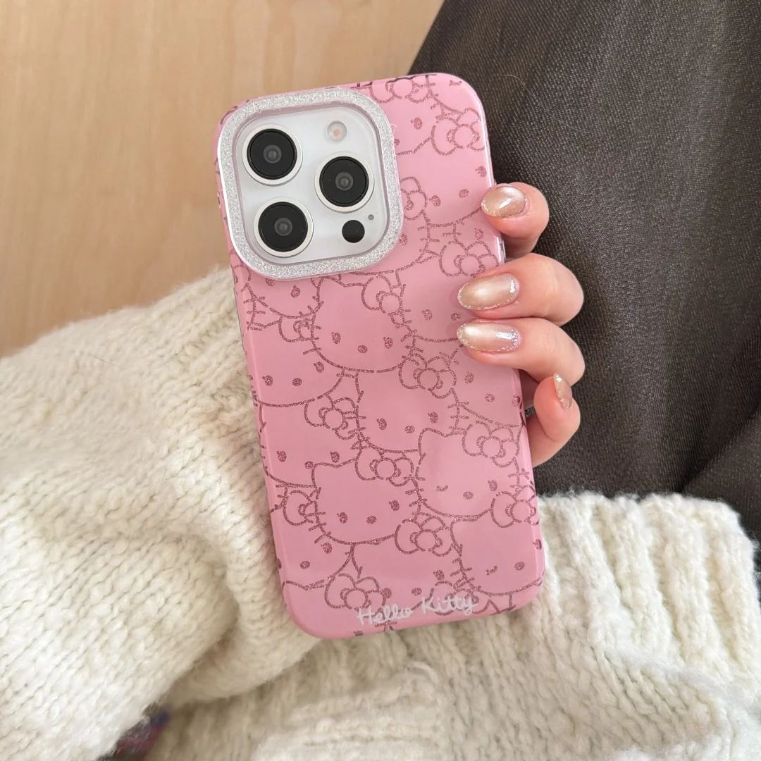 Kawaii Hellos Kittys Full screen Cute Cats Phone Case for iPhone 17 16 15 14 13 Pro Max Plus Y2K Creative Silicone Cover
Kawaii Hellos Kittys Full screen Cute Cats Phone Case for iPhone 17 16 15 14 13 Pro Max Plus Y2K Creative Silicone Cover