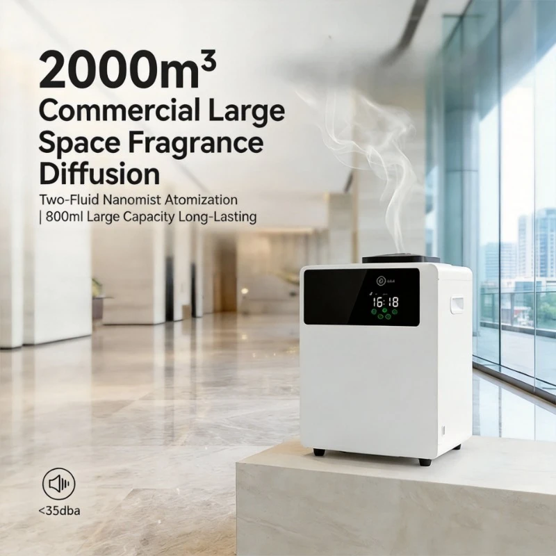 800ml Commercial Scent Diffuser with APP Control HVAC Smart Aroma Machine Desktop Hotel Home Fragrance Dispenser 2000cbm
800ml Commercial Scent Diffuser with APP Control HVAC Smart Aroma Machine Desktop Hotel Home Fragrance Dispenser 2000cbm
