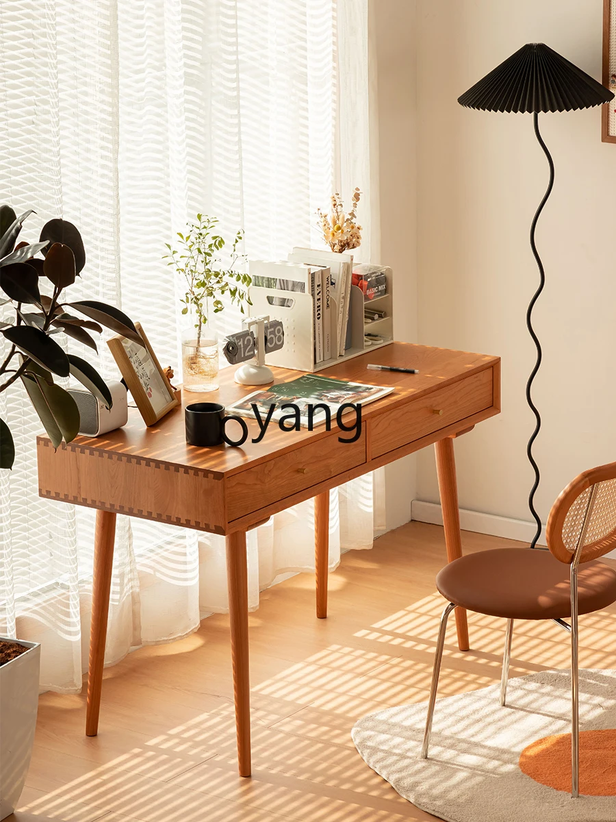 LMMCherry Wood Writing Desk All Solid Wood Student Computer Desk Japanese Style White Oak Makeup Table
LMMCherry Wood Writing Desk All Solid Wood Student Computer Desk Japanese Style White Oak Makeup Table