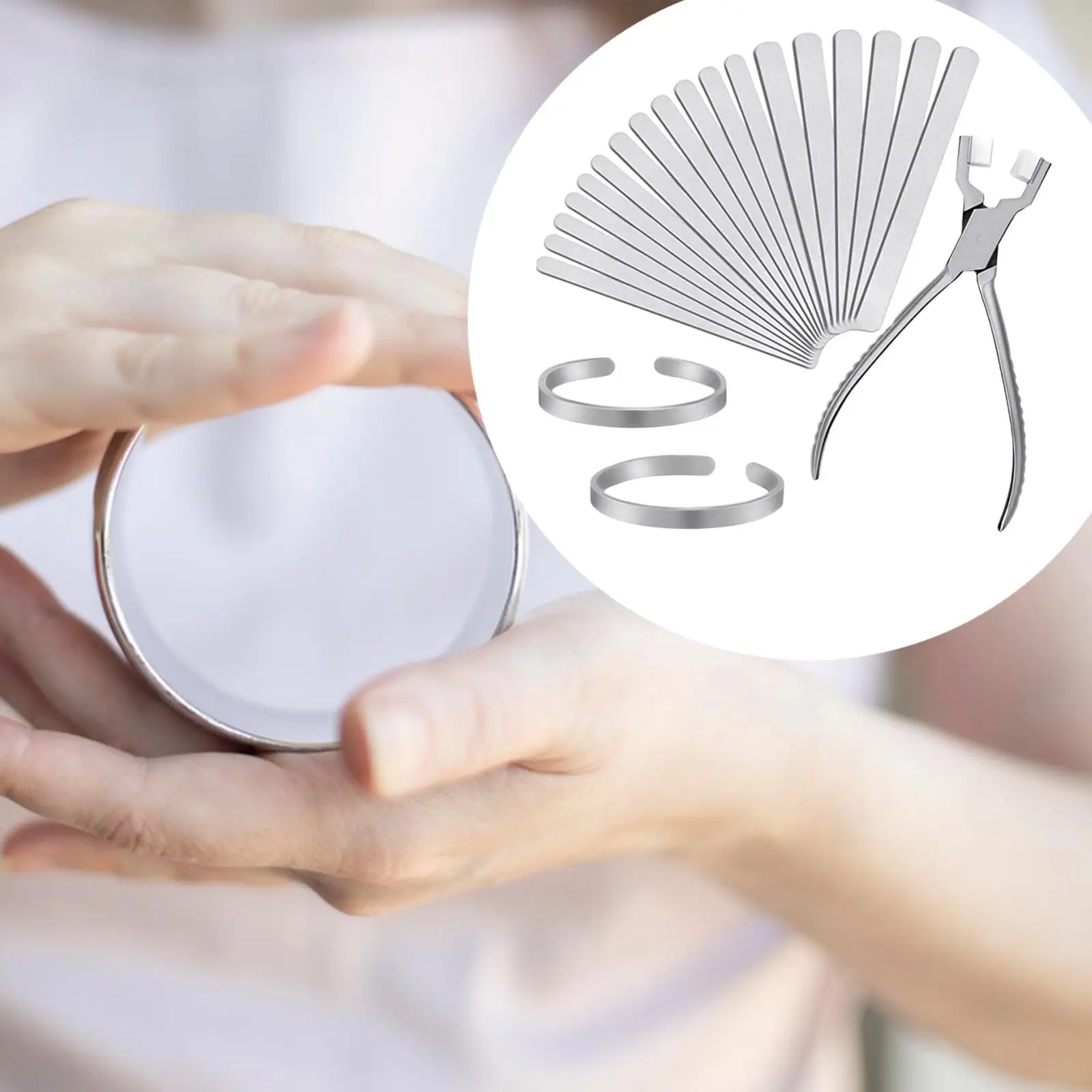 Aluminum Bracelet Cuff Bangle Blank Jewelry Making Supplies Bracelet Crafting Tool Bracelet Making Kit Jewelry Crafts
Aluminum Bracelet Cuff Bangle Blank Jewelry Making Supplies Bracelet Crafting Tool Bracelet Making Kit Jewelry Crafts