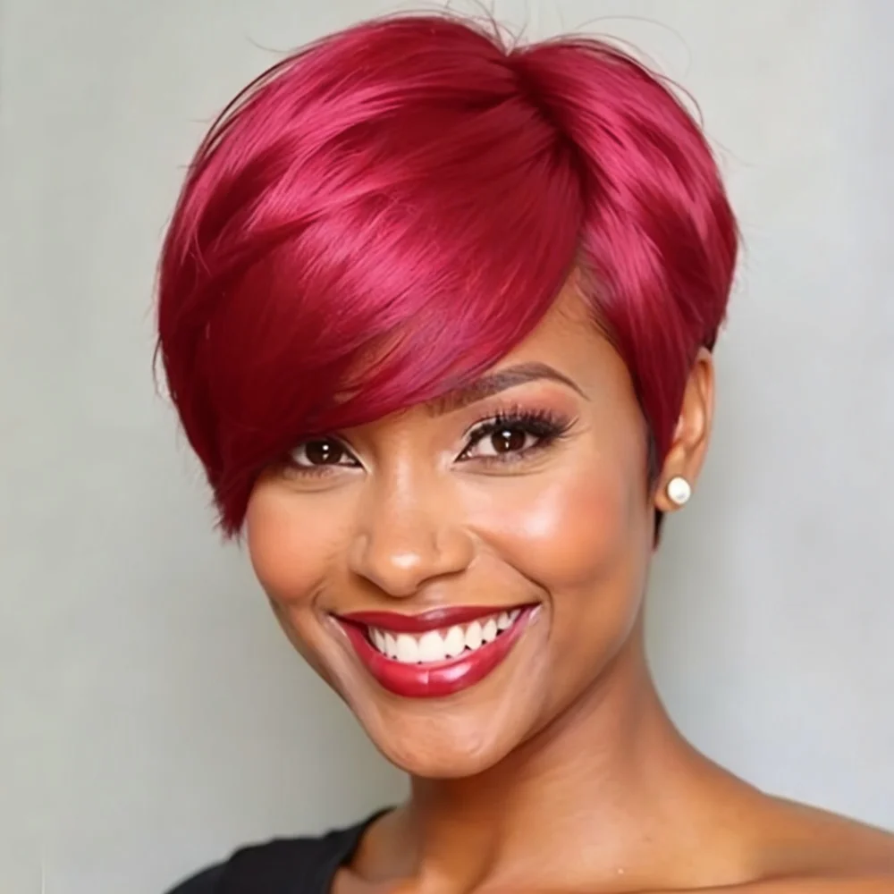 Короткие прямые парики из натуральных волос с стрижкой пикси, блондинка, оранжевый, черный, бордовый, красный, с челкой для женщин, парик машинного производства
Короткие прямые парики из натуральных волос с стрижкой пикси, блондинка, оранжевый, черный, бордовый, красный, с челкой для женщин, парик машинного производства