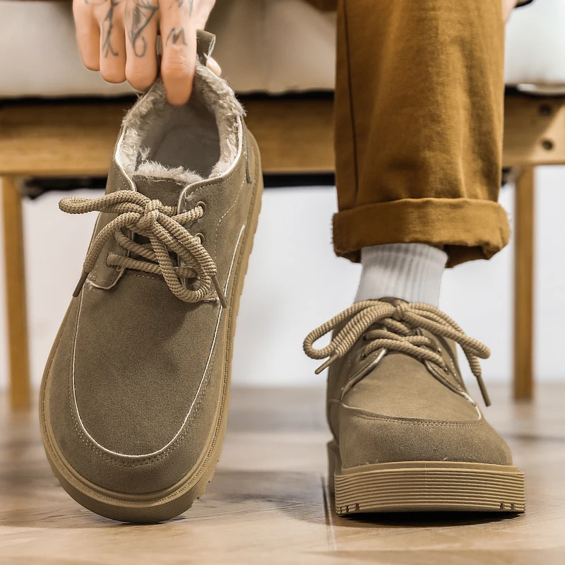 Fashionable Retro Men's Winter Fleece Lined Warm Snow Boots Large Size Casual Shoes Trendy Comfortable Footwear
Fashionable Retro Men's Winter Fleece Lined Warm Snow Boots Large Size Casual Shoes Trendy Comfortable Footwear