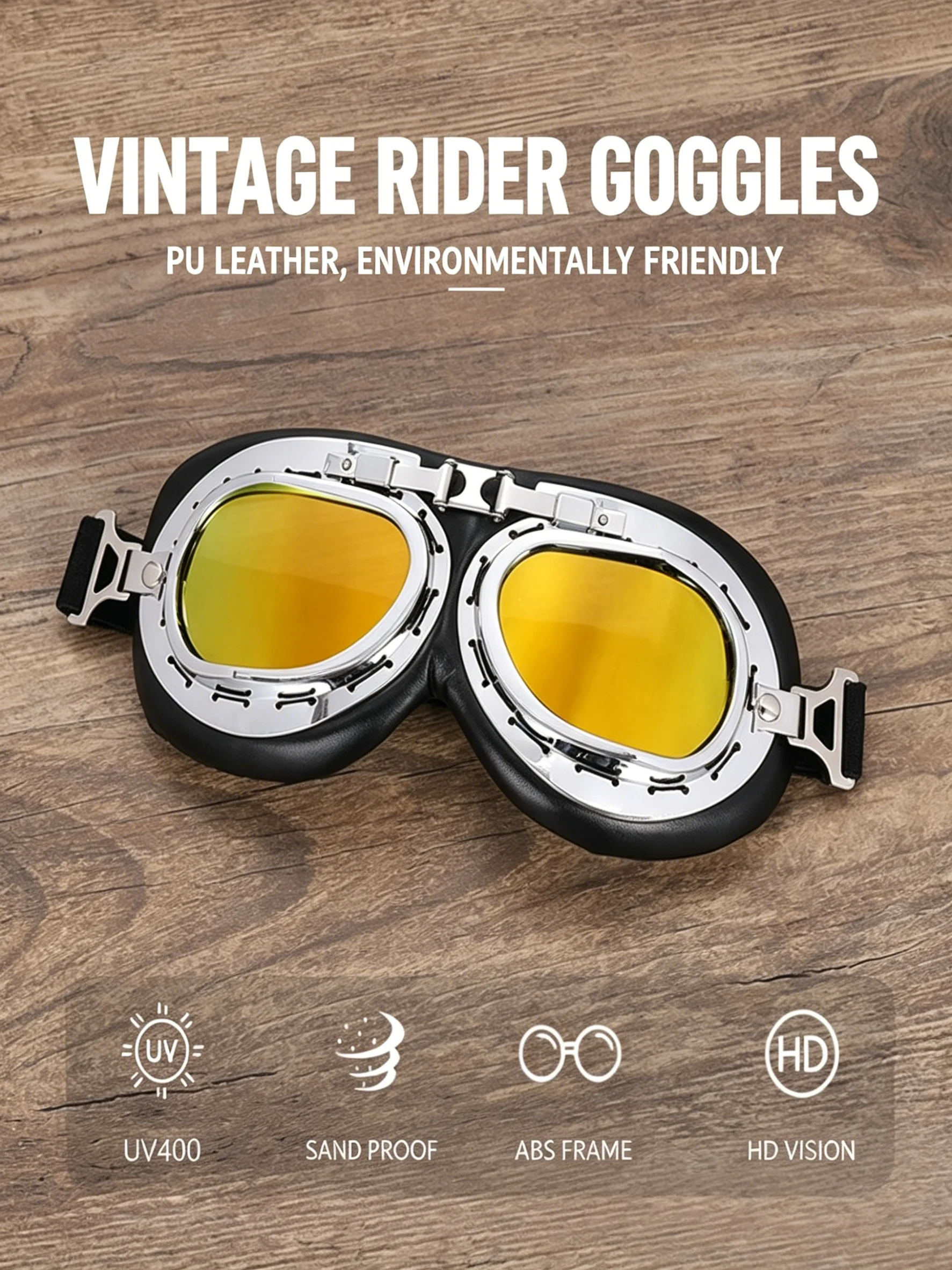 Unisex Retro Harley Goggles Motorcycle Riding Glasses Electric Vehicle Helmet Decoration Outdoor Dustproof Windproof Sports Goggles
Unisex Retro Harley Goggles Motorcycle Riding Glasses Electric Vehicle Helmet Decoration Outdoor Dustproof Windproof Sports Goggles