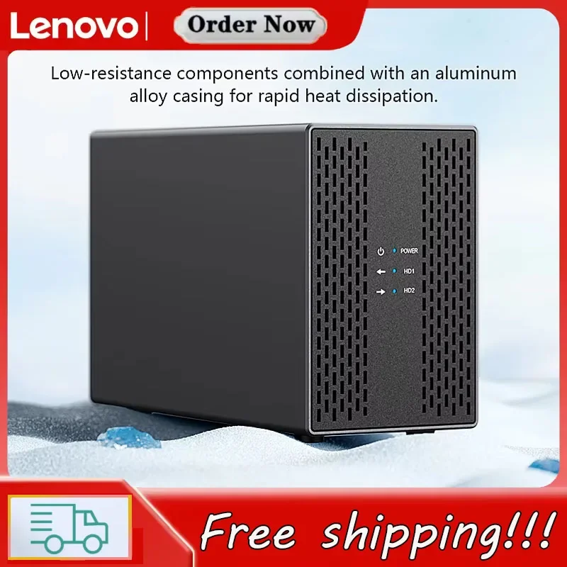 Lenovo Dual Bay Shell Heat Dissipation 3.5 USB 3.0 External Type C Dual Hard Drive Enclosure SATA Array Box HDD Server Case
Lenovo Dual Bay Shell Heat Dissipation 3.5 USB 3.0 External Type C Dual Hard Drive Enclosure SATA Array Box HDD Server Case