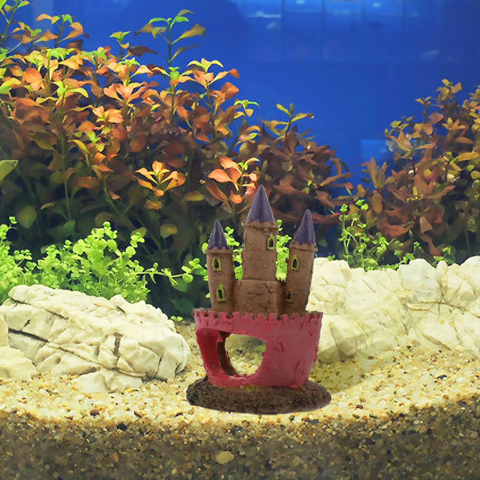 1Pcs Fish Tank Castle Resin Decoration Aquarium Cave Hideout Ornament Freshwater Saltwater Landscape Aquarium Accessory
1Pcs Fish Tank Castle Resin Decoration Aquarium Cave Hideout Ornament Freshwater Saltwater Landscape Aquarium Accessory