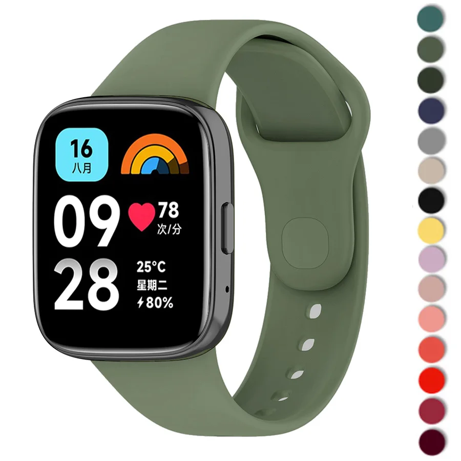 Силиконовый ремешок для XiaoMi Redmi Watch 3, активные аксессуары, сменный Браслет, спортивный браслет Correa RedMi Watch 3 lite, ремешок
Силиконовый ремешок для XiaoMi Redmi Watch 3, активные аксессуары, сменный Браслет, спортивный браслет Correa RedMi Watch 3 lite, ремешок