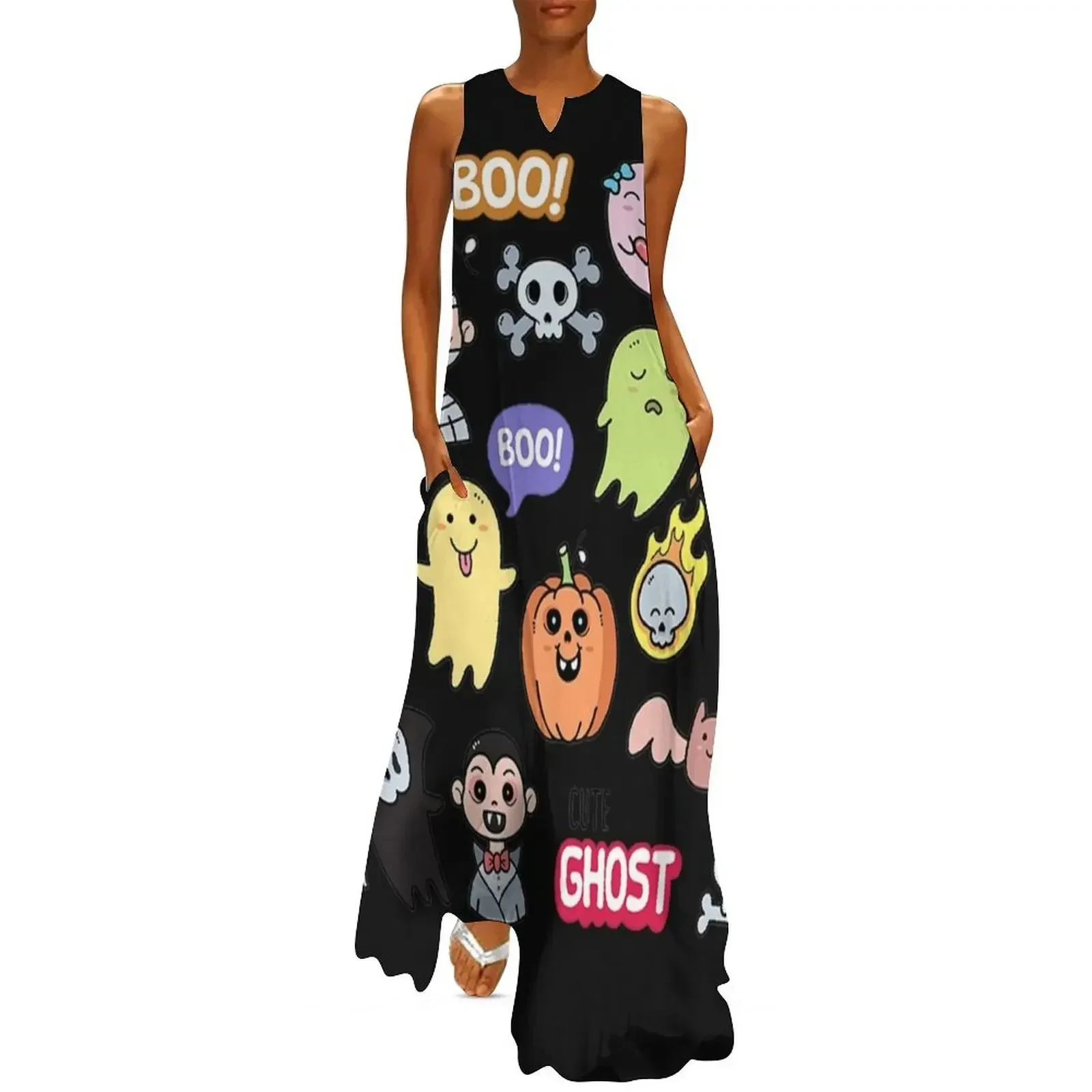 Boo Ghost Cute Long Dress Dresses gala Aesthetic clothing Party dresses sensual sexy dress for women Dress
Boo Ghost Cute Long Dress Dresses gala Aesthetic clothing Party dresses sensual sexy dress for women Dress