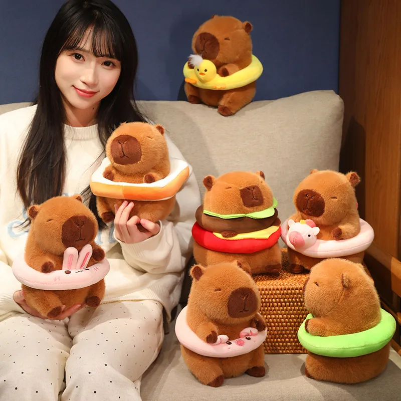 22CM Kapibala Capybara With Hat Plush Toy Internet Celebrity Capybara Jun Doll Ugly Kawaii Doll Guinea Pig Doll Boys Girls Kids
22CM Kapibala Capybara With Hat Plush Toy Internet Celebrity Capybara Jun Doll Ugly Kawaii Doll Guinea Pig Doll Boys Girls Kids