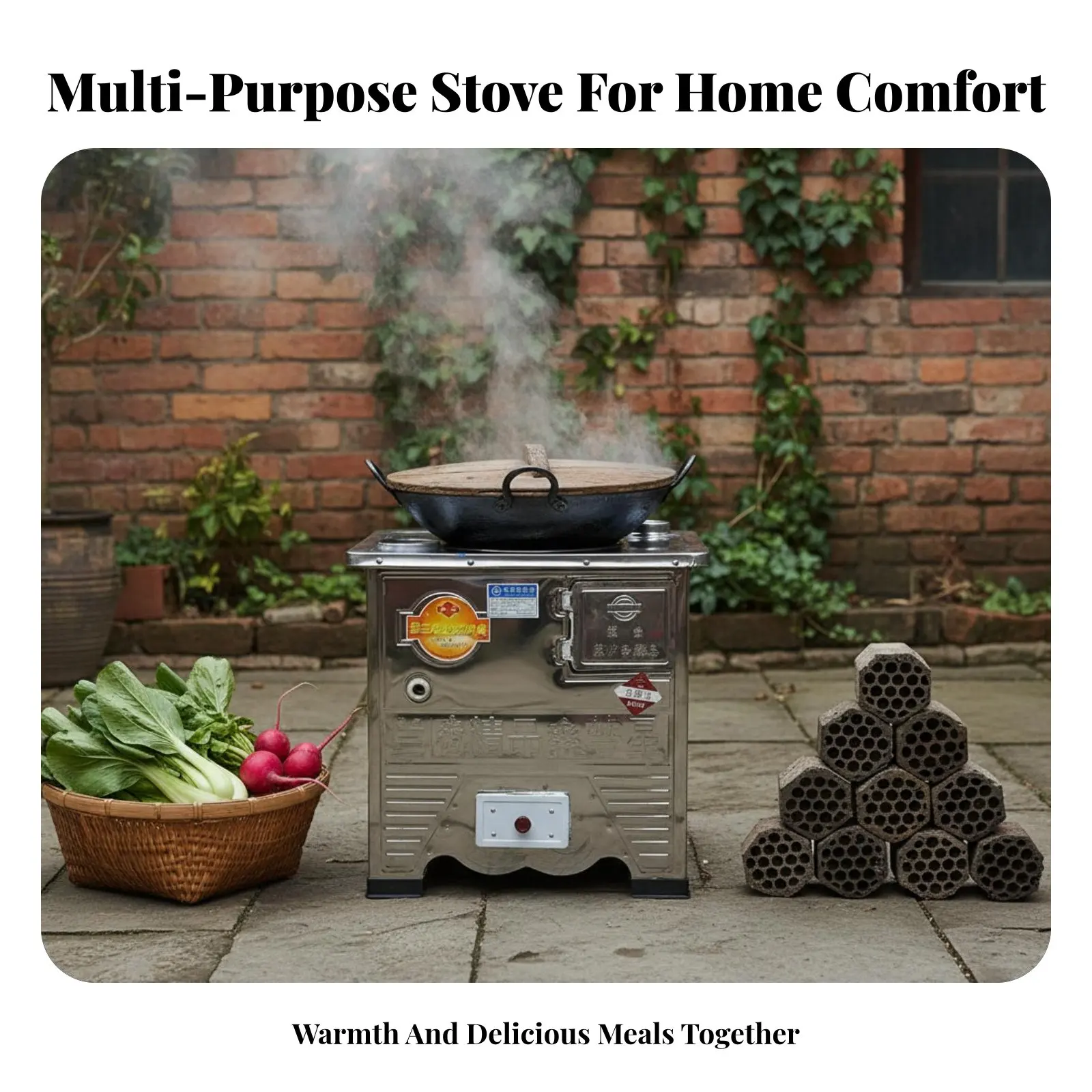 Брикетный обогреватель из нержавеющей стали, шестиугольная печь с резервуаром для воды, многофункциональное устройство для обогрева и приготовления пищи для дома и офиса
Брикетный обогреватель из нержавеющей стали, шестиугольная печь с резервуаром для воды, многофункциональное устройство для обогрева и приготовления пищи для дома и офиса