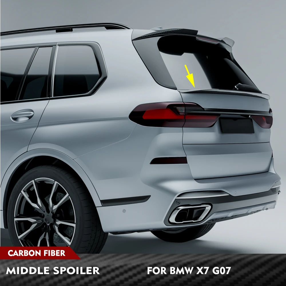 For BMW X7 G07 2019-2024 Car Rear Raing Body Kits Trunk Boot Wing Spoiler Auto Parts Carbon Fiber Car Rear Middle Spoiler Lip
For BMW X7 G07 2019-2024 Car Rear Raing Body Kits Trunk Boot Wing Spoiler Auto Parts Carbon Fiber Car Rear Middle Spoiler Lip