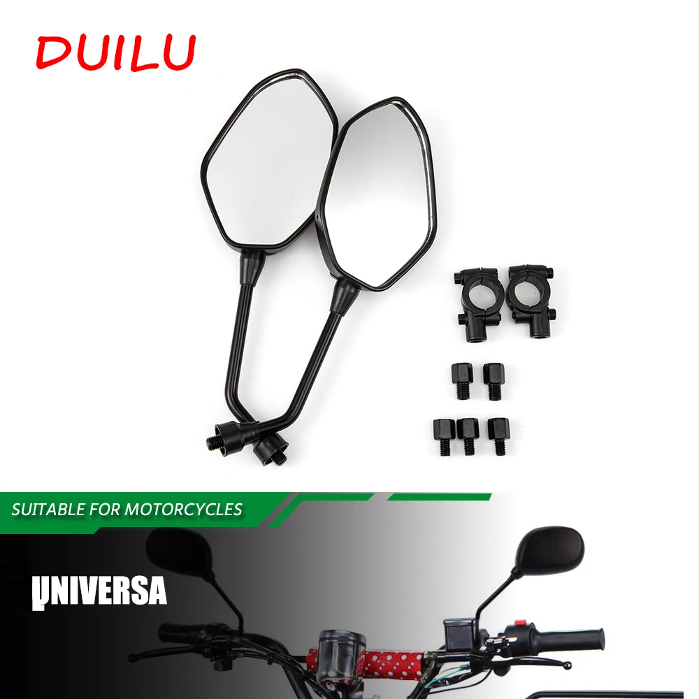 Universial 8mm10mm Motorcycle Mirror Scooter E-Bike Rearview Mirrors Electromobile Back Side Convex Mirror For yamaha MT09 MT07
Universial 8mm10mm Motorcycle Mirror Scooter E-Bike Rearview Mirrors Electromobile Back Side Convex Mirror For yamaha MT09 MT07