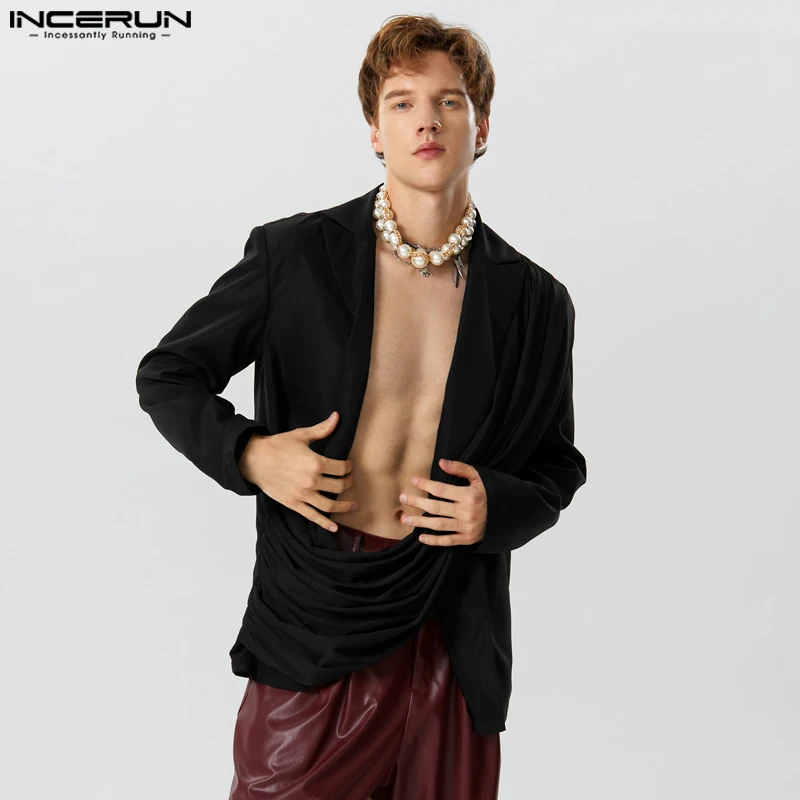 INCERUN Tops 2023 American Style Fashion New Men Solid Patchwork Blazer Casual Sexy Swing Collar Long Sleeved Suit Jackets S-5XL
INCERUN Tops 2023 American Style Fashion New Men Solid Patchwork Blazer Casual Sexy Swing Collar Long Sleeved Suit Jackets S-5XL