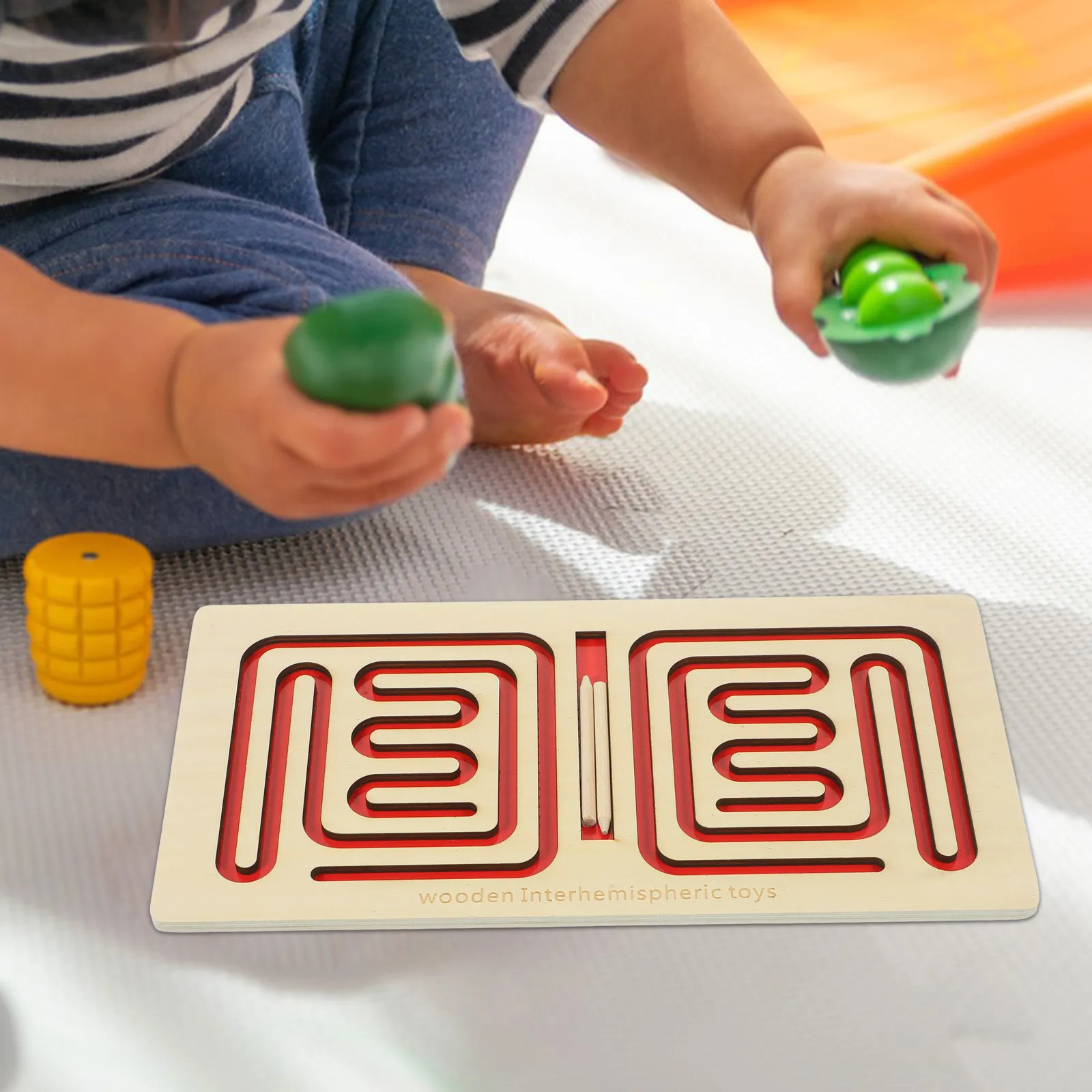 1Set Intelligence Enlightenment Maze Interhemispheric Wooden Educational Game for Child Development Early Cognitive Coordination
1Set Intelligence Enlightenment Maze Interhemispheric Wooden Educational Game for Child Development Early Cognitive Coordination