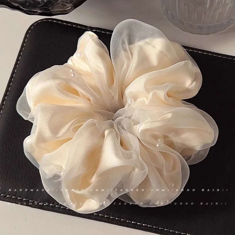 Large pearl organza intestine hair band simple headband 2025 new high-end head flower headgear hair accessories head ring women
Large pearl organza intestine hair band simple headband 2025 new high-end head flower headgear hair accessories head ring women
