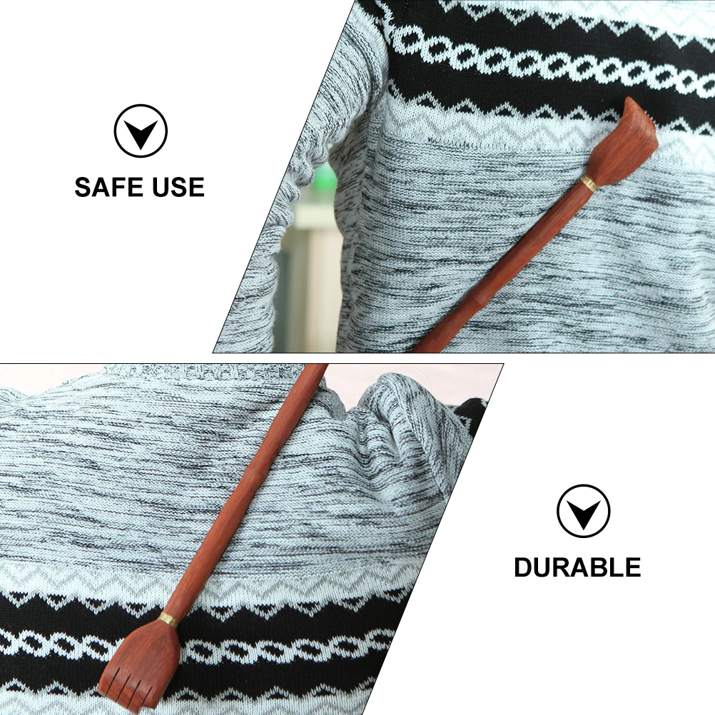 Portable Back Scratcher Wood Massager Anti Itch Claw Pear Rounded Grasping Teeth Durable Safe Travel Storage Mini Size
Portable Back Scratcher Wood Massager Anti Itch Claw Pear Rounded Grasping Teeth Durable Safe Travel Storage Mini Size