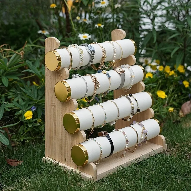 Wooden Jewelry Display Stand Detachable Bracelet Watch Storage Holder Ladder Jewellery Showcase Rack Organizer Bracelets Holders
Wooden Jewelry Display Stand Detachable Bracelet Watch Storage Holder Ladder Jewellery Showcase Rack Organizer Bracelets Holders
