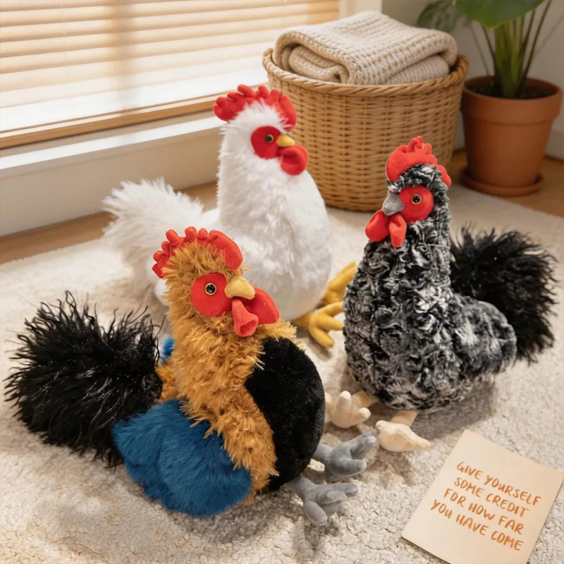 Poultry Seris Plush Toys Simulated Animal Chicken Silkie Black-bone Chicken White Chicken Stuffed Doll Home Decor Toys Kid Gift
Poultry Seris Plush Toys Simulated Animal Chicken Silkie Black-bone Chicken White Chicken Stuffed Doll Home Decor Toys Kid Gift