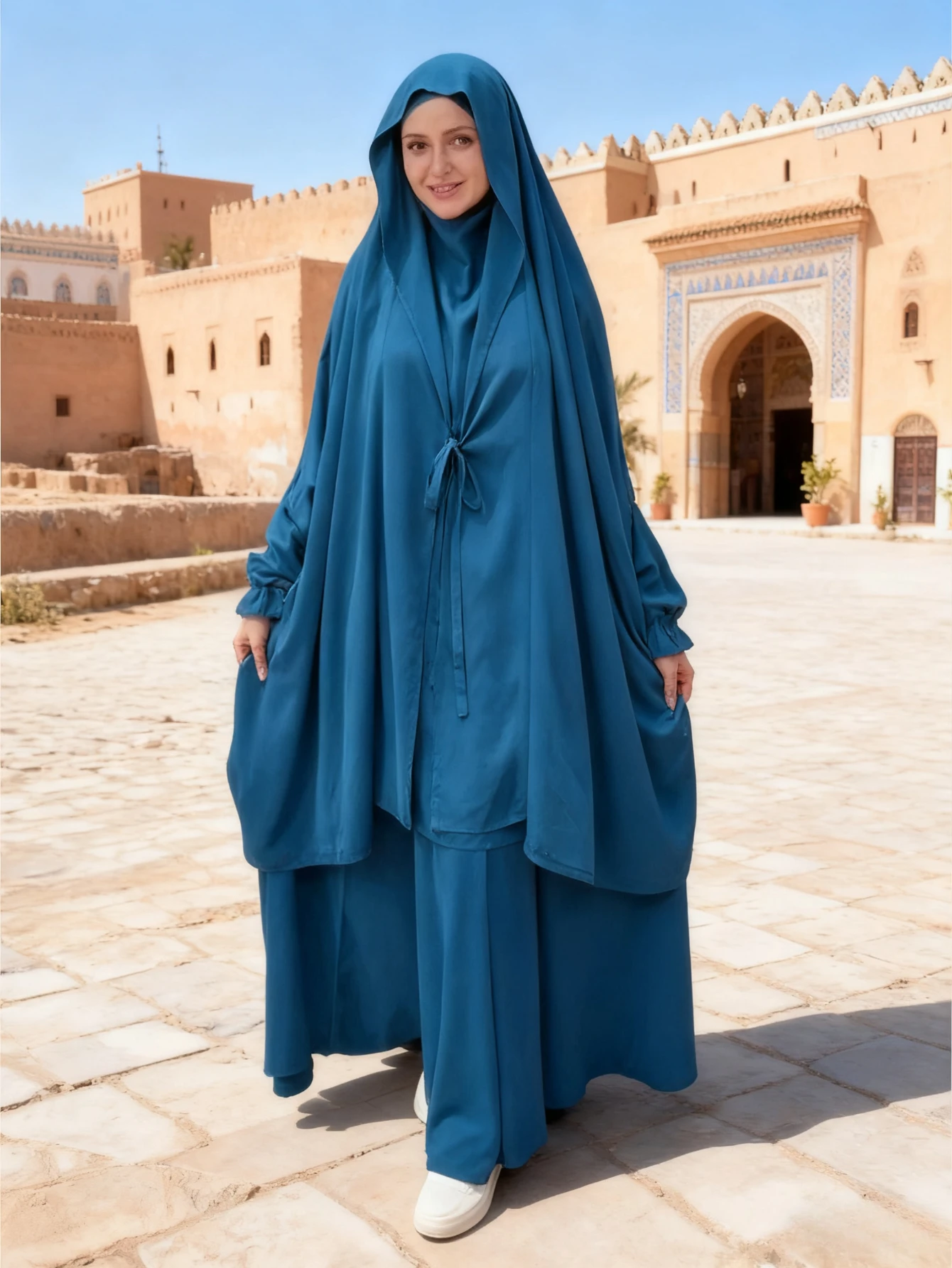 Длинная химарская юбка, комплект из 2 предметов, женский мусульманский топ Абая Ид, полное покрытие, Рамадан, кафтан, Джеллаба, мусульманские ансамбли, молитвенная одежда
Длинная химарская юбка, комплект из 2 предметов, женский мусульманский топ Абая Ид, полное покрытие, Рамадан, кафтан, Джеллаба, мусульманские ансамбли, молитвенная одежда