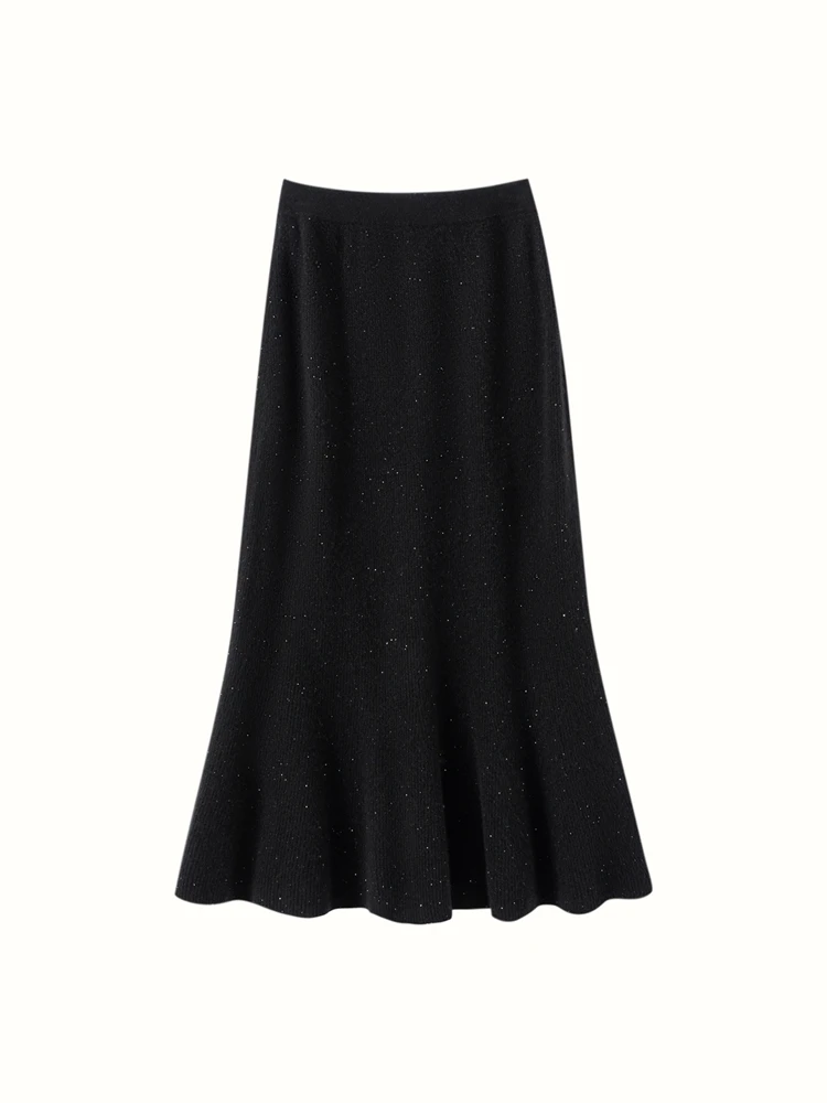 Autumn Winter Women New 100% Cashmere Fishtail Skirt Mid Length Slimming High Waisted Knitted Umbrella Skirt Elegant Dress
Autumn Winter Women New 100% Cashmere Fishtail Skirt Mid Length Slimming High Waisted Knitted Umbrella Skirt Elegant Dress