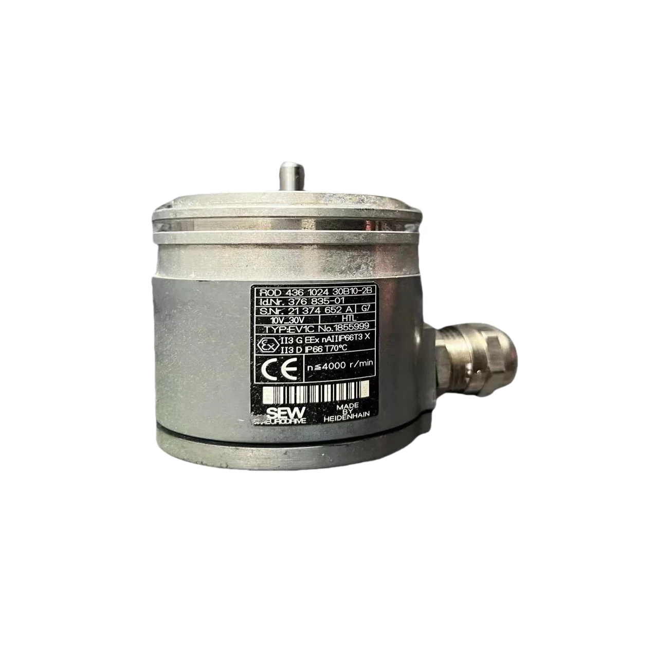 ROD 436 1024 30B10-2B HTL Инкрементный поворотный энкодер, новый и оригинальный 10 В-30 В для EV1C
ROD 436 1024 30B10-2B HTL Инкрементный поворотный энкодер, новый и оригинальный 10 В-30 В для EV1C