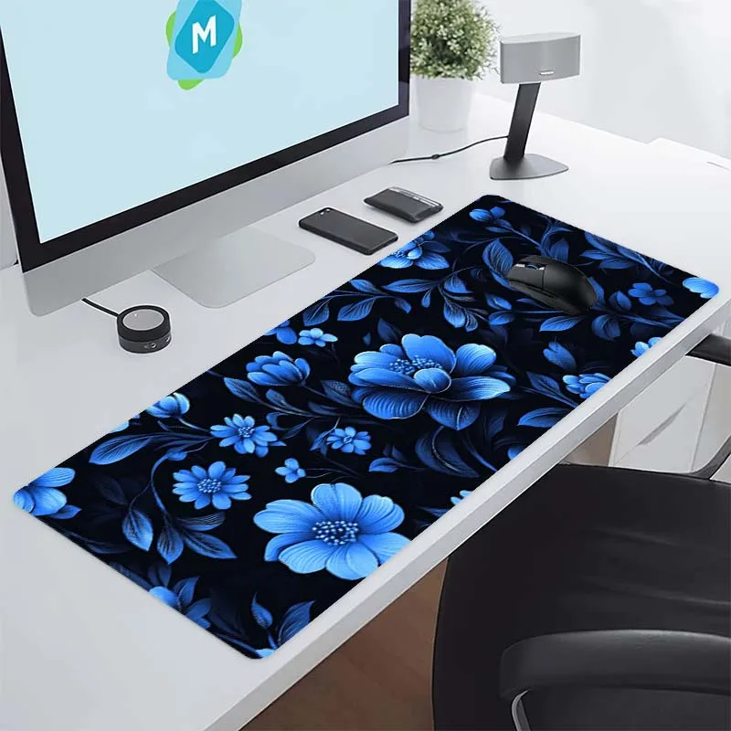 Большой коврик для стола с синим цветочным принтом, нескользящая резиновая основа, моющийся, увеличенный коврик для мыши для офиса, игр и дома
Большой коврик для стола с синим цветочным принтом, нескользящая резиновая основа, моющийся, увеличенный коврик для мыши для офиса, игр и дома