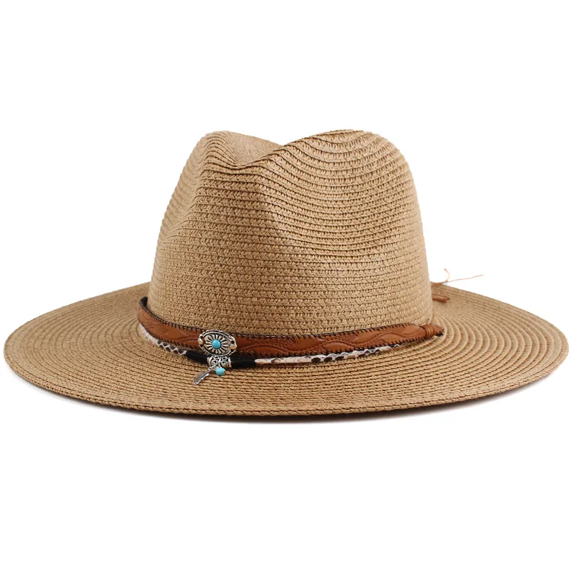 2024 New Men's And Women's Summer Sunshade Straw Hats, Outdoor Fashion Panama Hats
2024 New Men's And Women's Summer Sunshade Straw Hats, Outdoor Fashion Panama Hats
